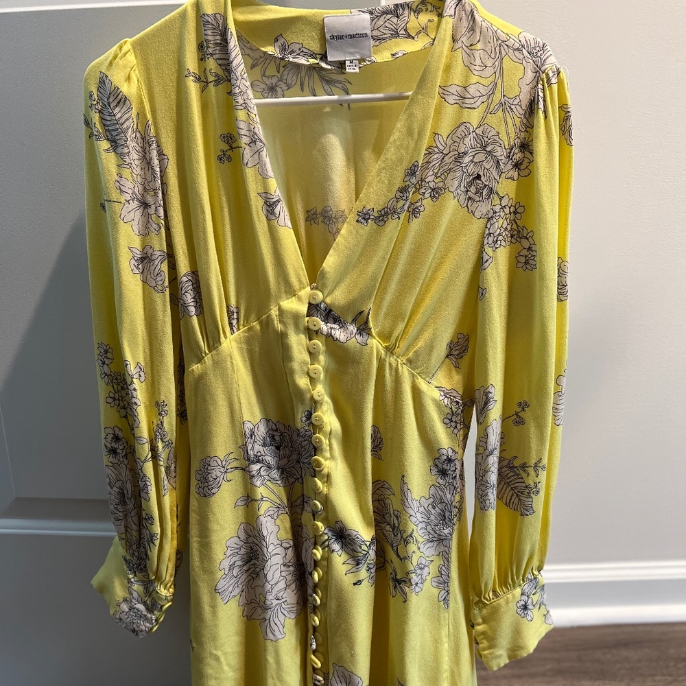 Button Mini Dress